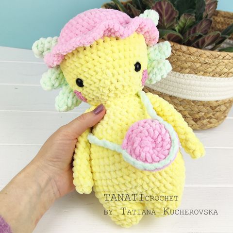 В'язаний аксалотоль Tanati Crochet