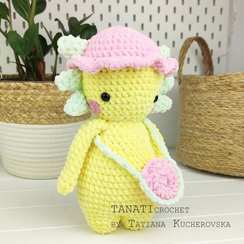 В'язаний аксалотоль Tanati Crochet