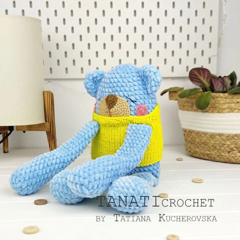 В'язаний ведмедик Tanati Crochet