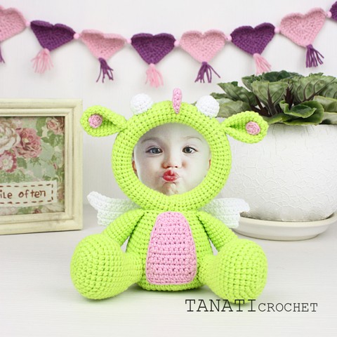 Кругла фоторамка Tanati Crochet