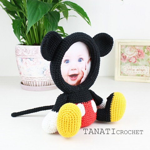 Кругла фоторамка Tanati Crochet