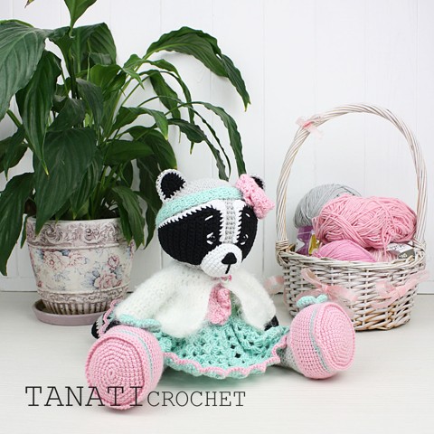 В'язаний єнот Tanati Crochet