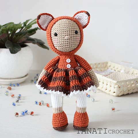 Лисичка гачком Tanati Crochet