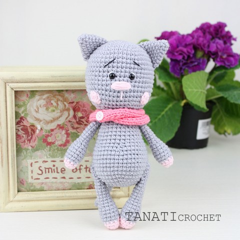 В'язаний котик Tanati Crochet