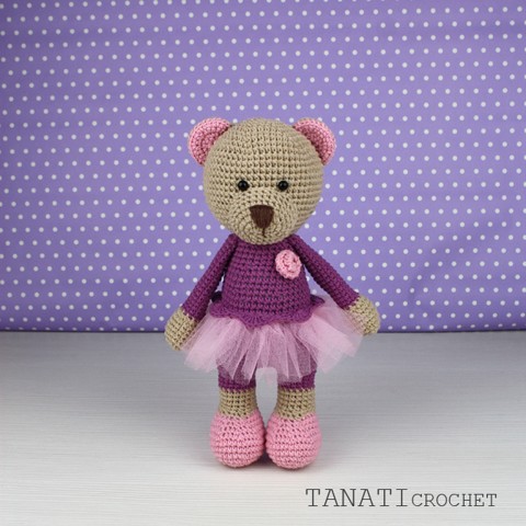 В'язаний ведмедик Tanati Crochet