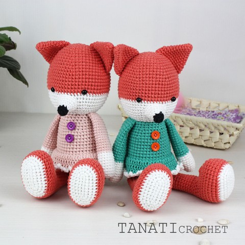 Лисичка гачком Tanati Crochet