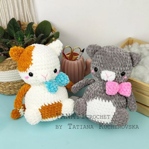 В'язаний котик Tanati Crochet